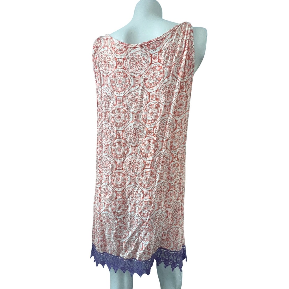 Gameday Girl Stuff Tunic Womens S Orange White Paisley Clemson Tigers Sharkbite - Picture 3 of 8